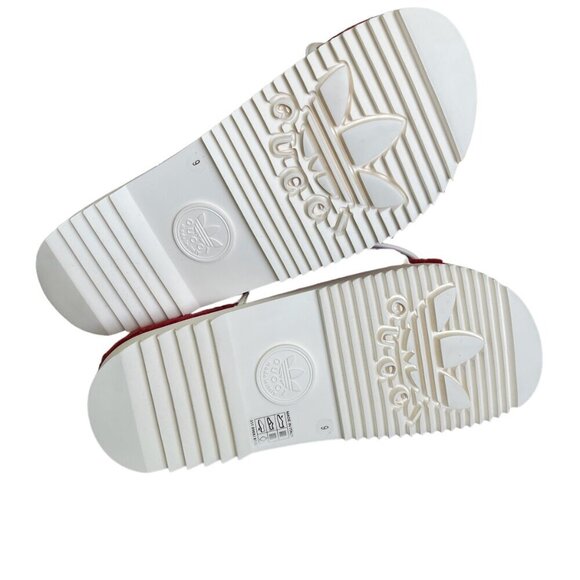 Adidas x Gucci 702412 Mens Slides Sandals Shoe, Red, sz Gucci 9 & 10 - Picture 7 of 16